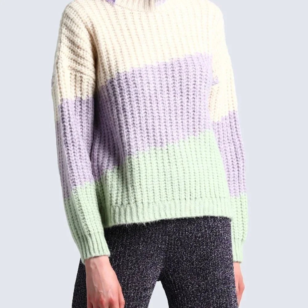TOPSHOP Color Block Sweater - Picture 3 of 3